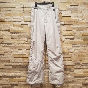 Columbia Womens Small Grey Ski Snow Snowboard Winter Pants Snowpants Bibs Suit S